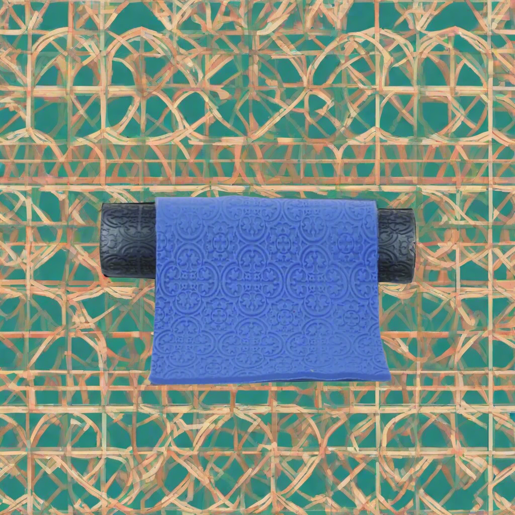 Texture Roller Geometric Fancy Tile Reduced 77mm
