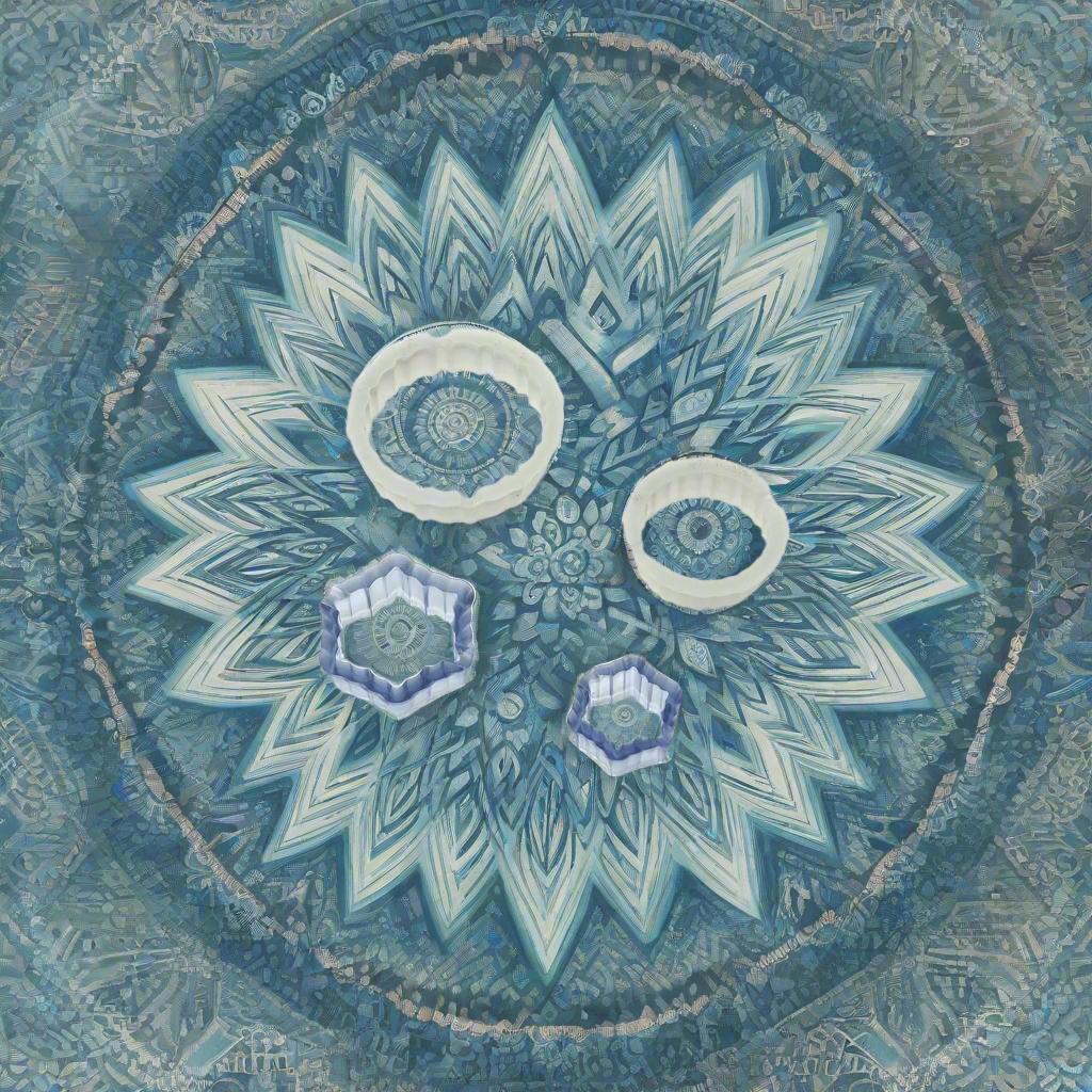 Mandala Cutter Set x 4 + Texture Mat Reduced