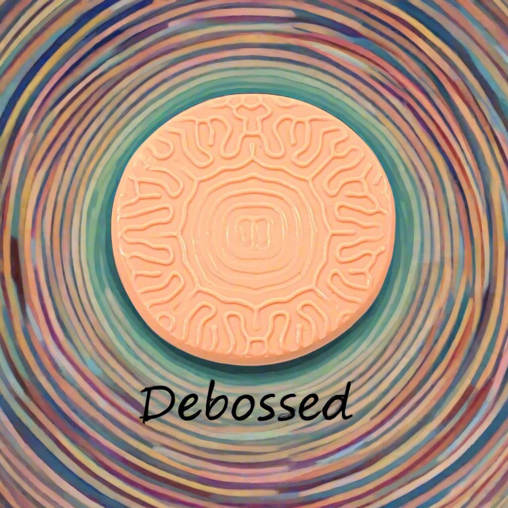 A pattern embossed in silly putty Using a patterned debossed texture mat in grey material. This will give you an idea of what it will look like on metal clay or polymer clay.