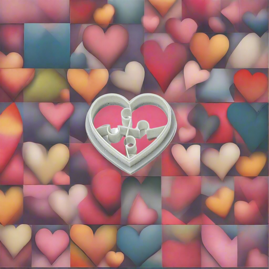 Puzzle Hearts Reduced