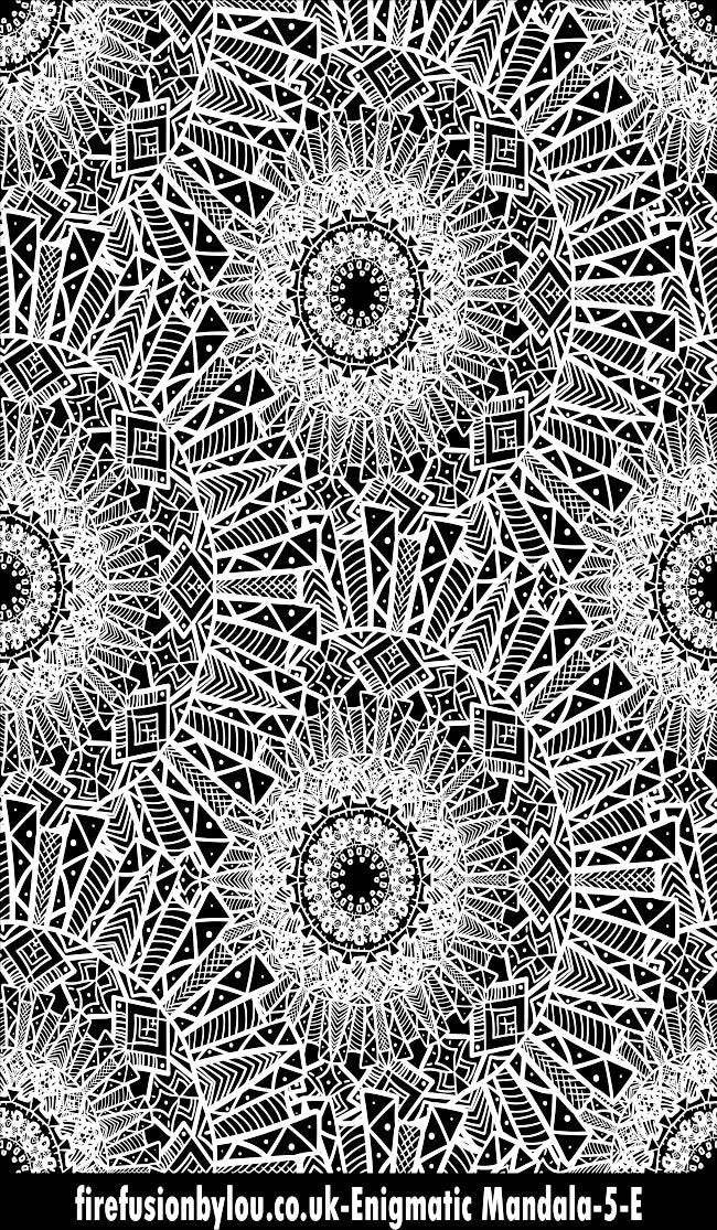 An embossed texture mat of an intricate array of flower petals. This picture shows the texture mat pattern in black and white for use on metal clay or polymer clay.