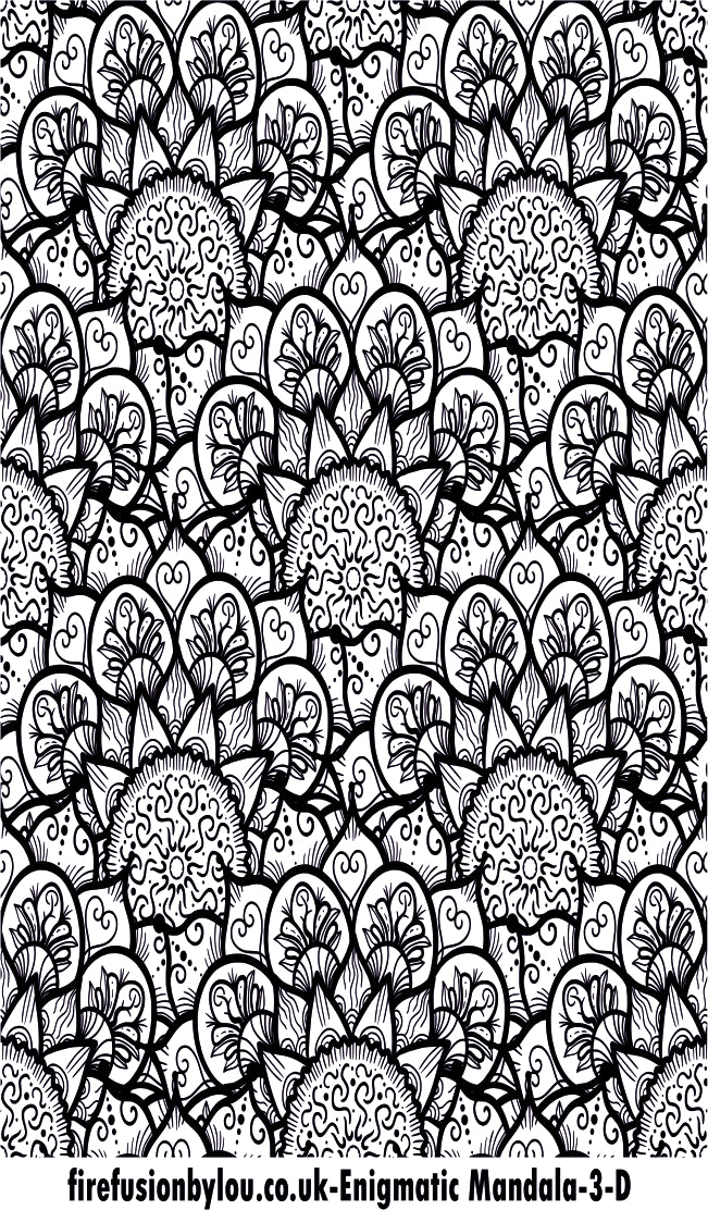 A debossed texture mat of intricate flowers repeat pattern. This picture shows the texture mat pattern in black and white for use on metal clay or polymer clay.