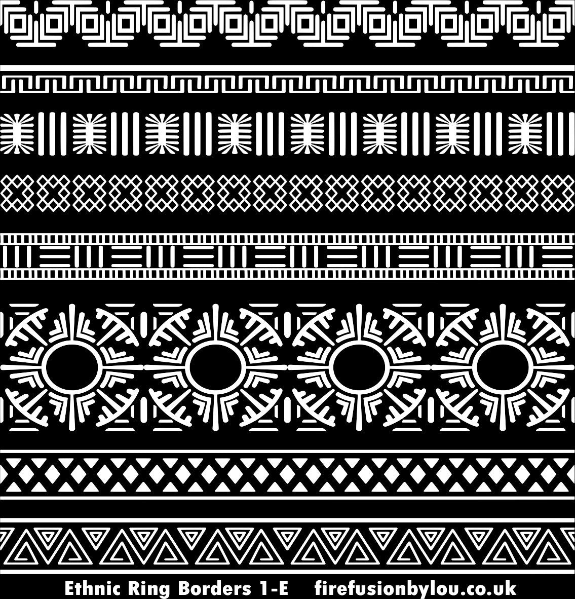 A pattern embossed texture mat in grey material. This picture shows the texture mat pattern in black and white for use on metal clay or polymer clay.