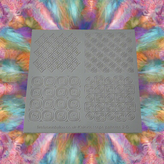 A pattern debossed texture mat in grey material. This texture mat will give you a embossed & debossed effect on metal clay or polymer clay.