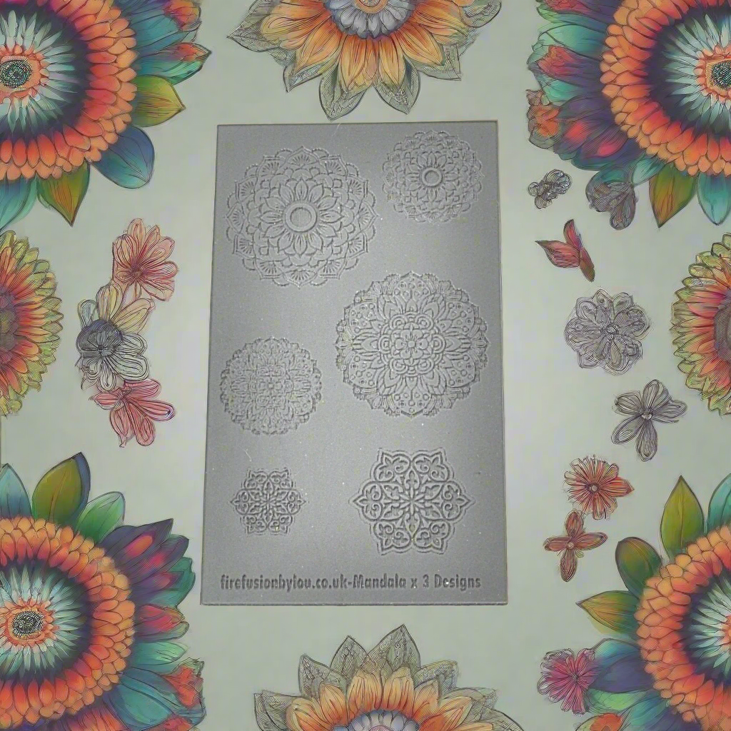 Mandala Cutter Set x 4 + Texture Mat Reduced