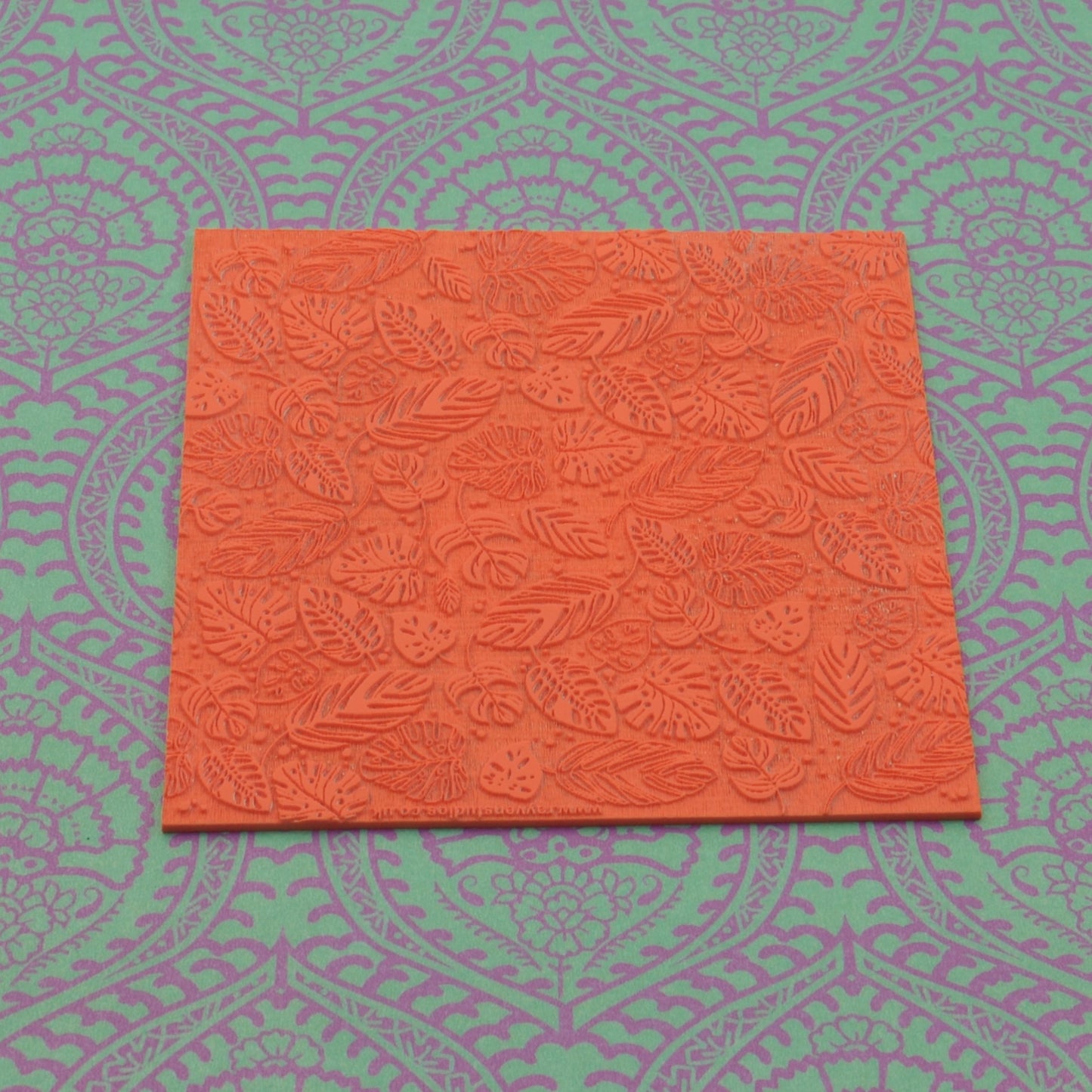 Texture Mat Tropical Leaves