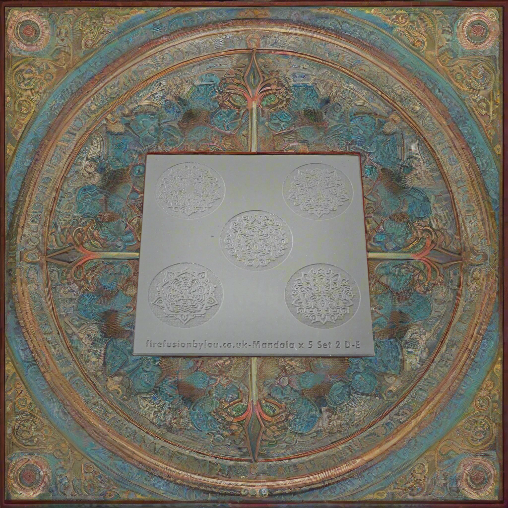 Texture Mat Mandala Set Two x 5 Designs