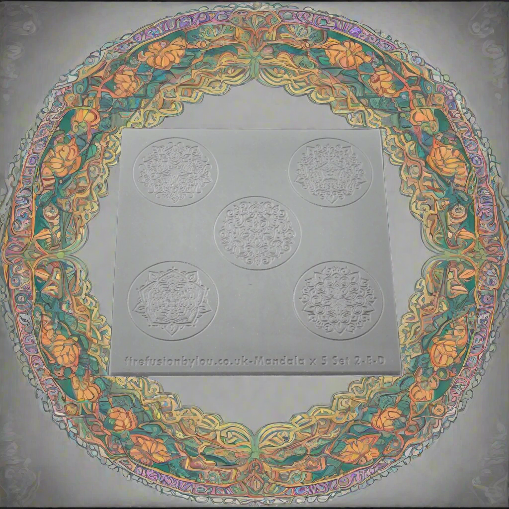 Texture Mat Mandala Set Two x 5 Designs