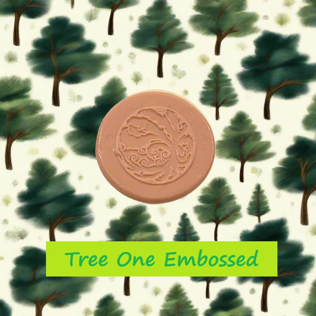 A pattern debossed in silly putty Using a patterned embossed texture mat in grey material. This will give you an idea of what it will look like on metal clay or polymer clay.