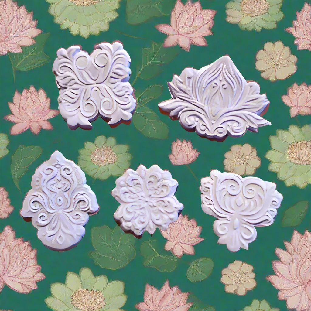 A varied selection of varied shaped and sized cutters for metal clay and polymer clay