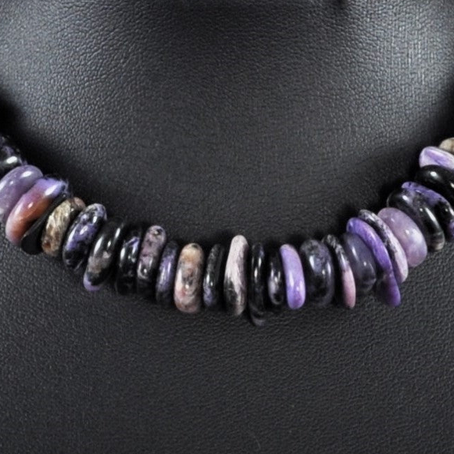 Charoite Large Flat Pebbles – 16"