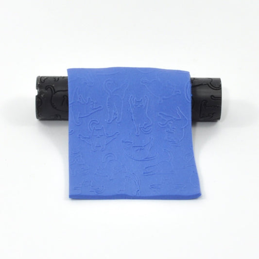 Texture Roller Yoga Cats