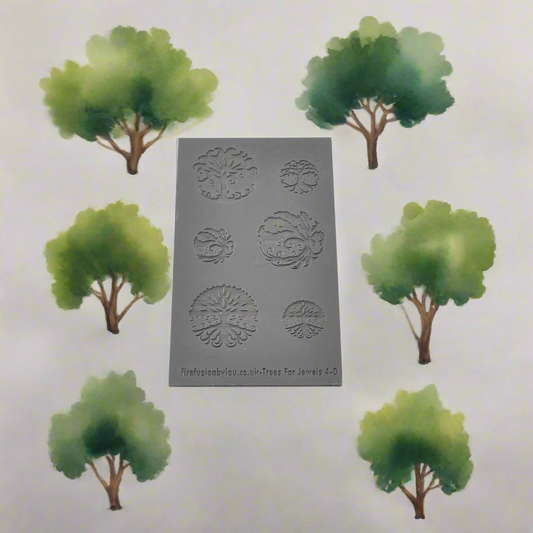 Texture Mat Trees For Jewels Four