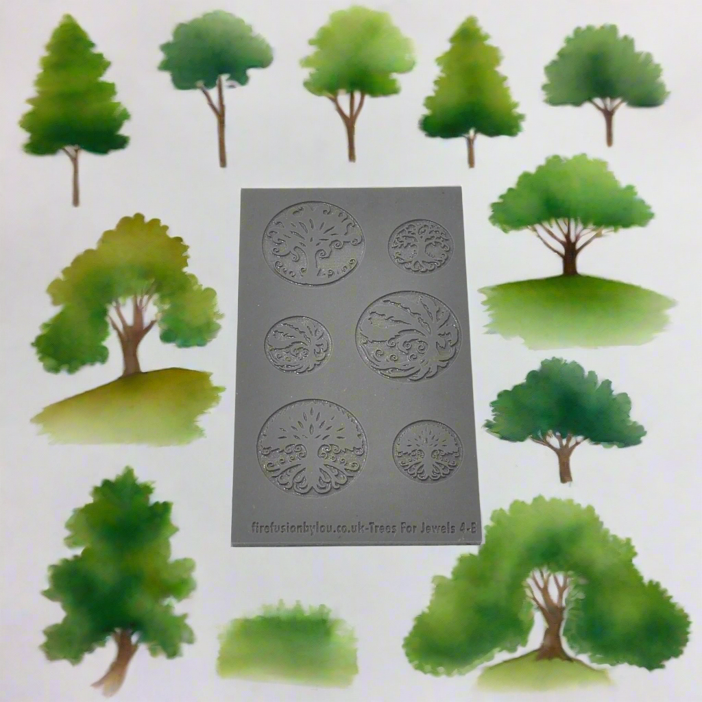 Texture Mat Trees For Jewels Four