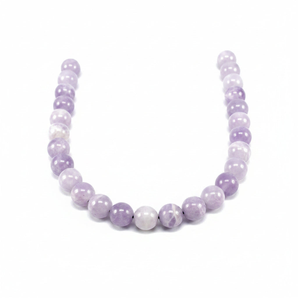 Amethystine Round Beads – 12mm 13"
