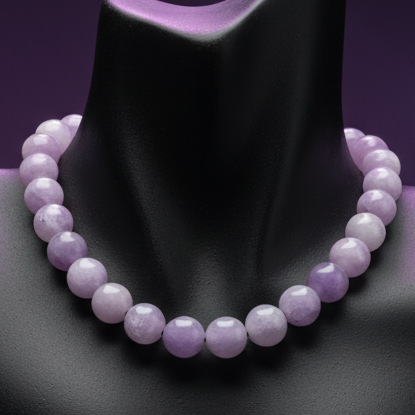 Amethystine Round Beads – 12mm 13"