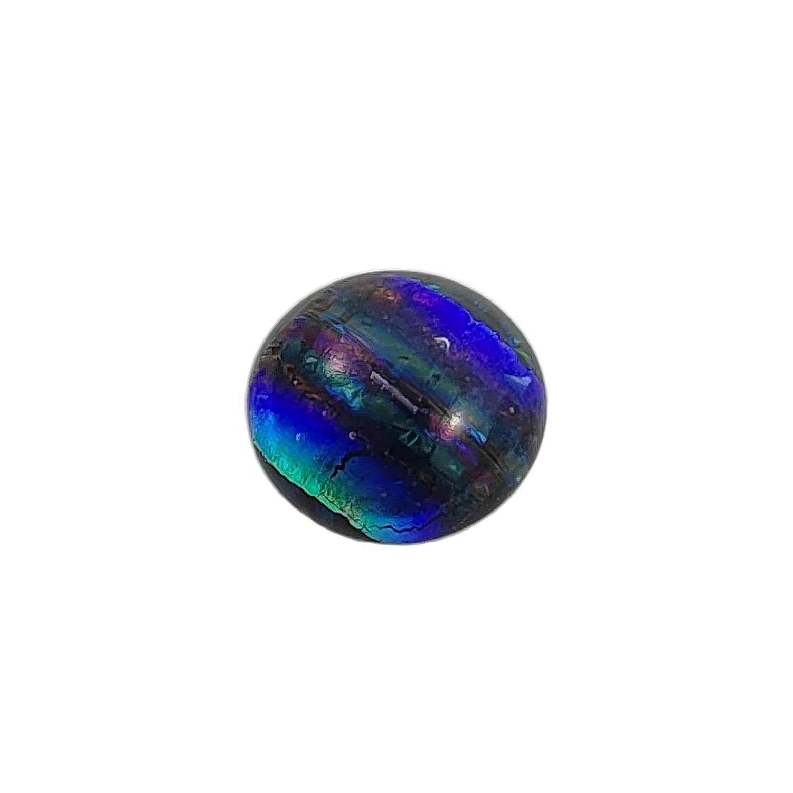 Multi-coloured glass on a light background
