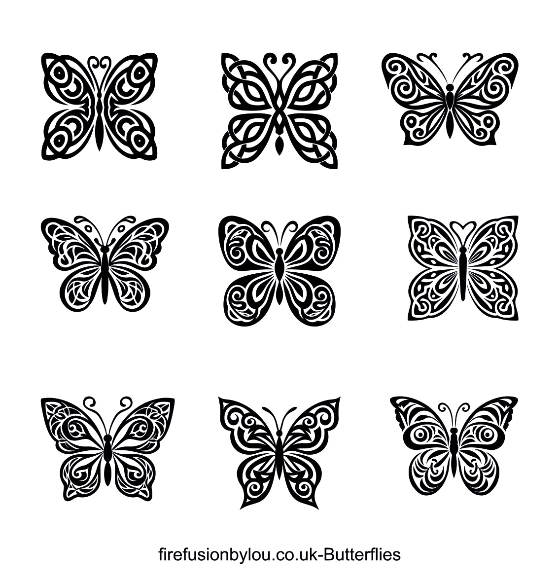 Butterfly Texture Mat 100 x 100 mm
