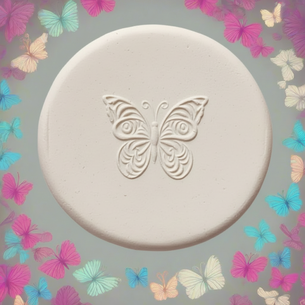 Butterfly Texture Mat 100 x 100 mm