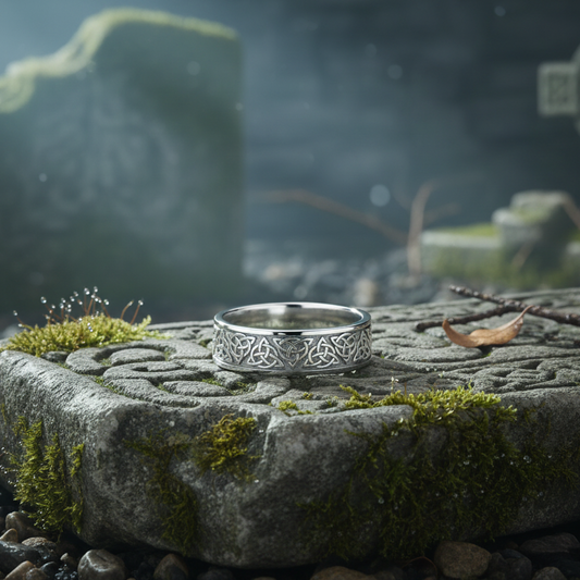 Celtic Ring Borders Texture Mat– 145 × 100mm