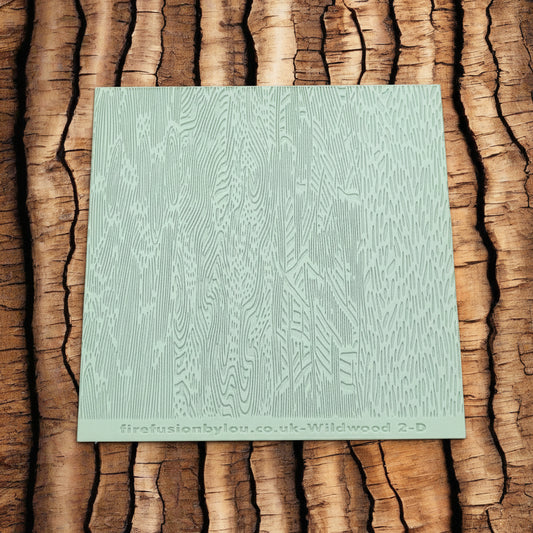 Debossed bark texture mat. Use to make an impression on metal clay and polymer clay.