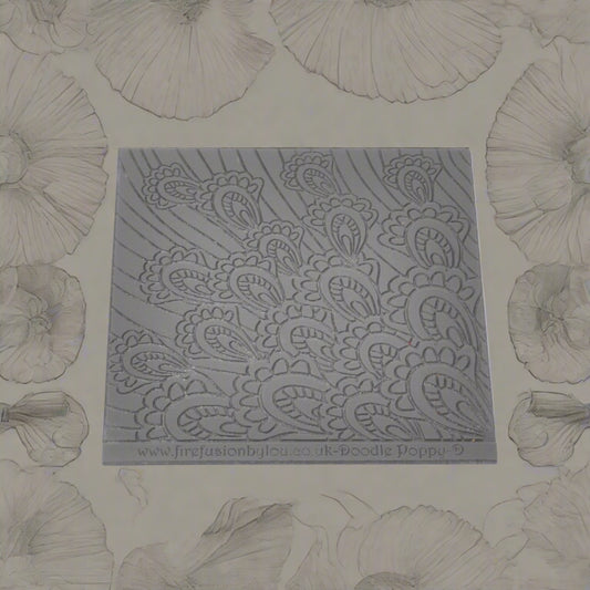 Texture Mat Doodle Poppies