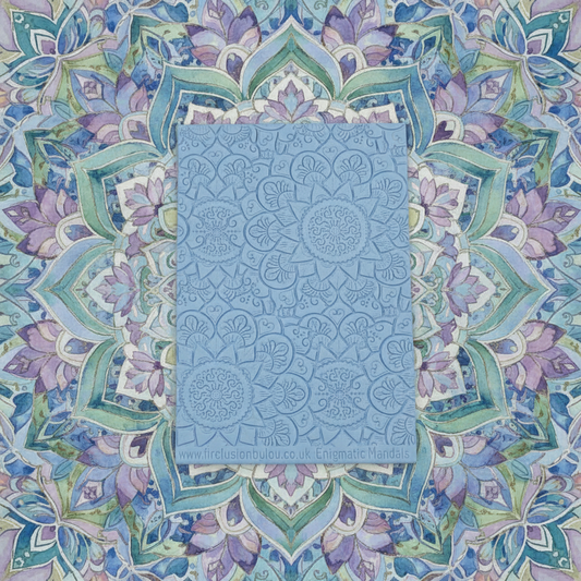 Mandala Enigmatic Design One Texture Mat – 95 x 55mm