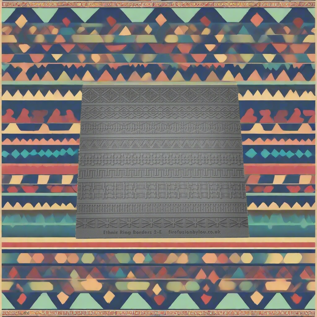A pattern embossed texture mat in grey material. This texture mat will give you a debossed effect on metal clay or polymer clay.