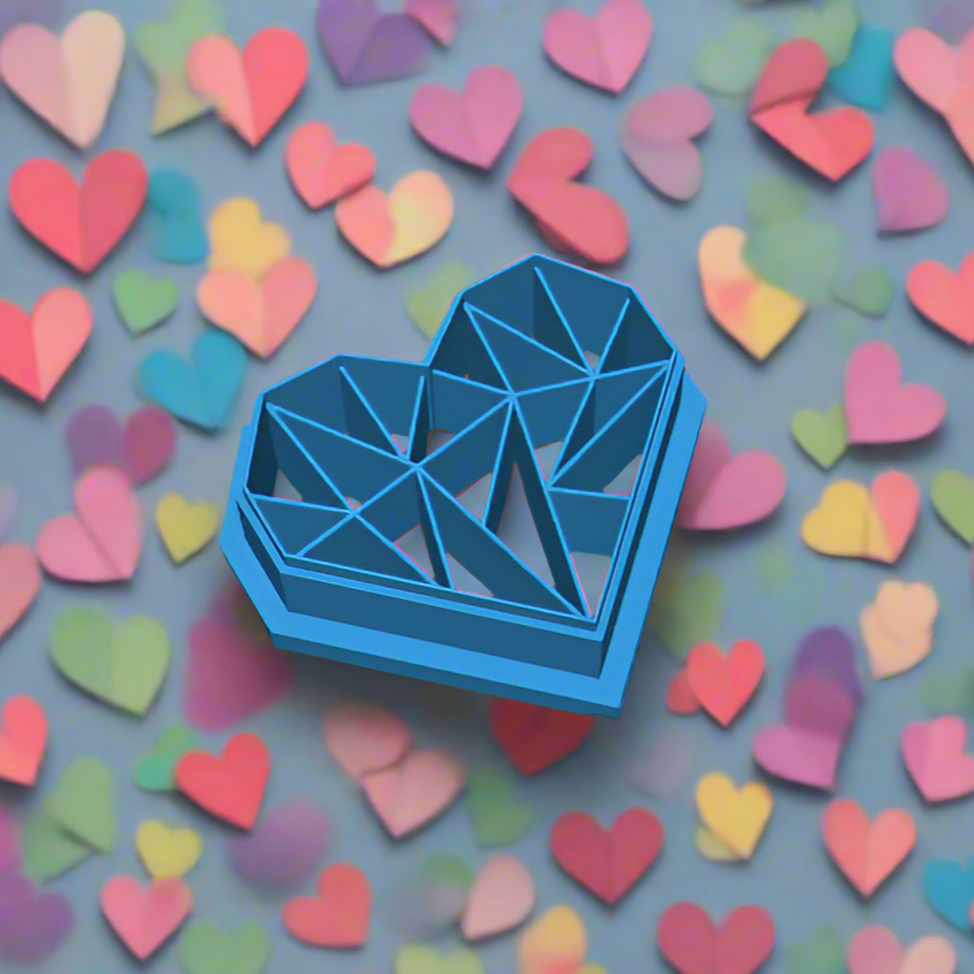 Origami Heart cutter Reduced