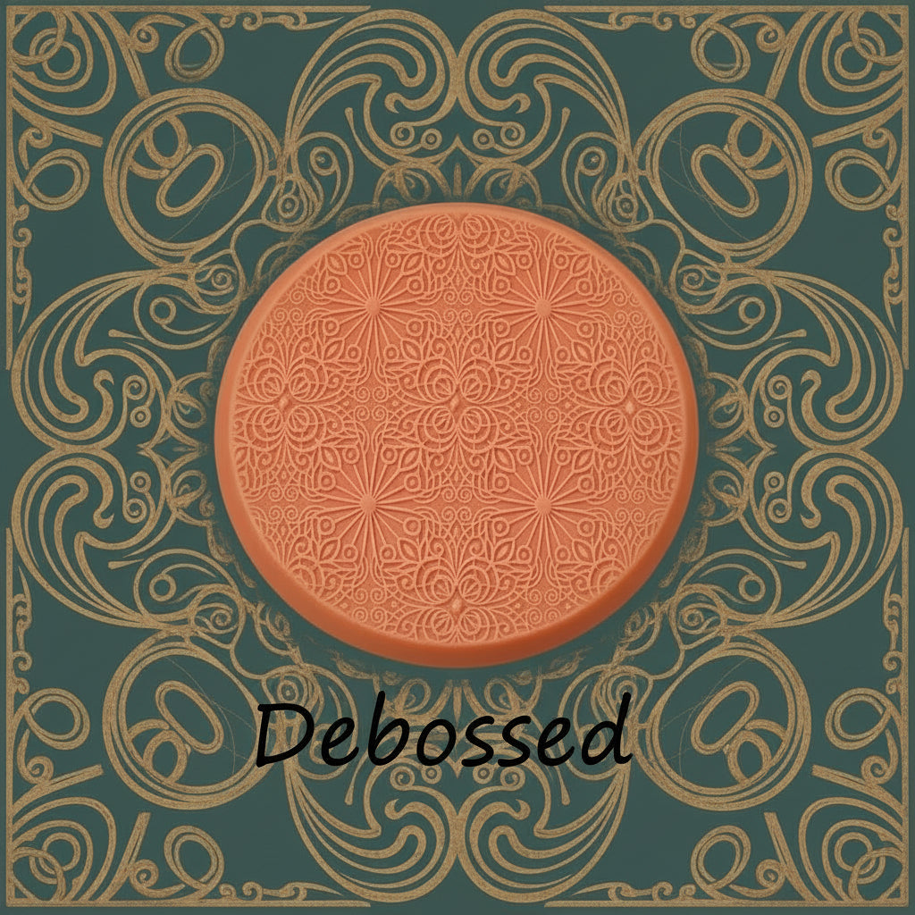 fancy intricate geometric design embossed in silly putty Using a debossed texture mat. This will give you an idea of what it will look like on metal clay or polymer clay