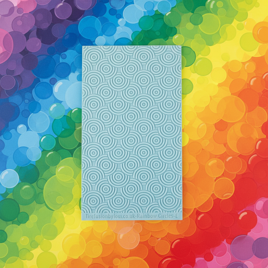 Texture mat Rainbow Circles
