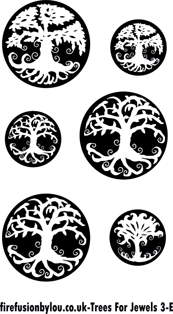 Texture Mat Trees For Jewels Three