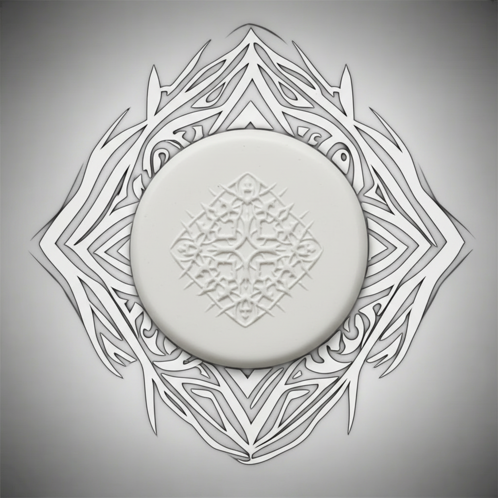 Tribal Mandala Design Textures Mat 95 x 55 mm