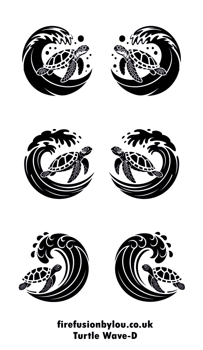Turtle Wave Texture Mat – 95 x 55mm