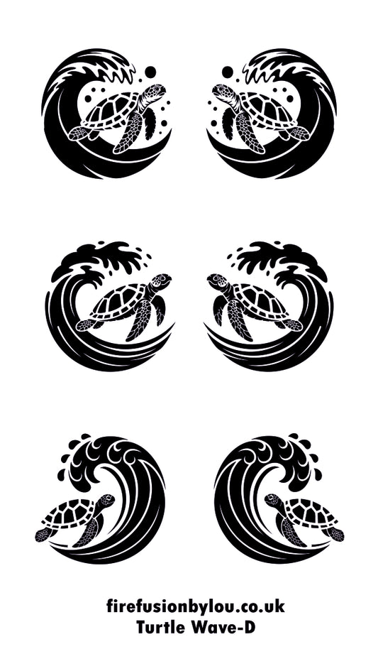 Turtle Wave Texture Mat – 95 x 55mm