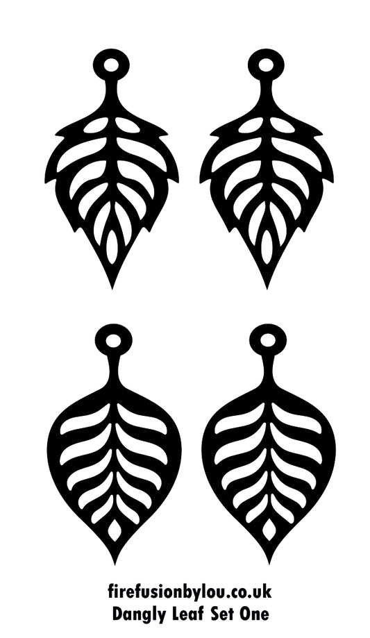 Dangly Leaf Texture Mat Design One – 95 x 55mm