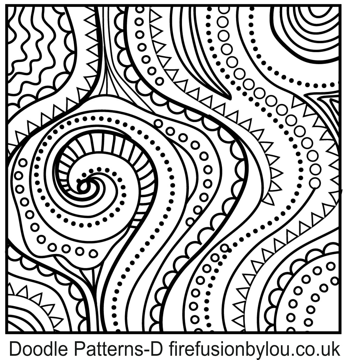 Texture Mat Doodle Pattern