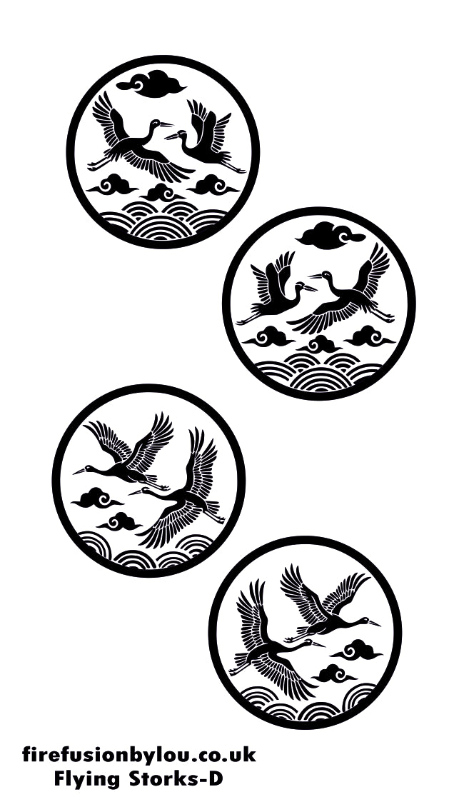 Flying Storks Texture Mat – 95 x 55mm