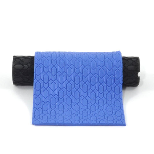 Blue textured on a white background