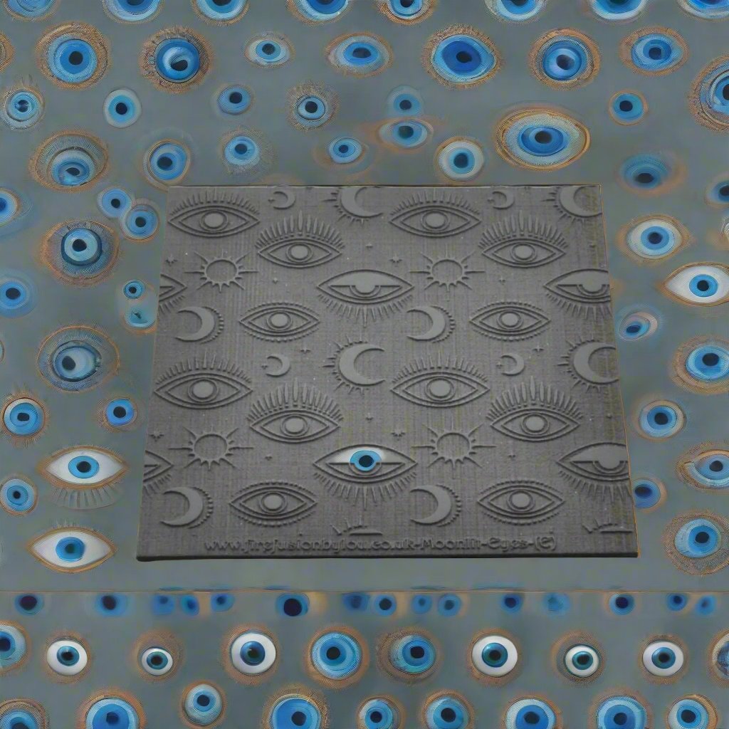 Texture Mat Large Moonlit Evil Eyes