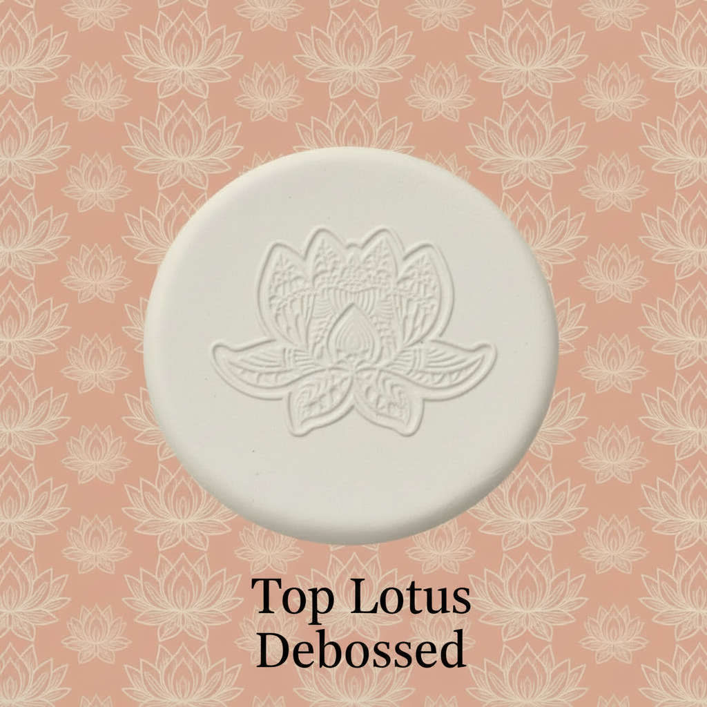Mandala Lotus Flowers Design Two Texture Mat – 95 x 55mm
