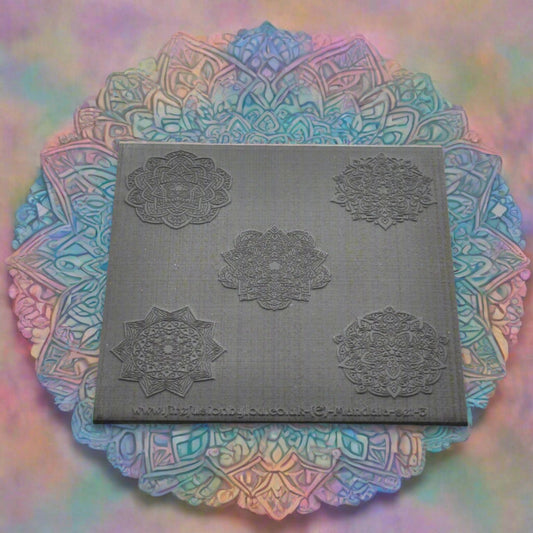 Texture Mat Mandala Set Three x 5 Designs