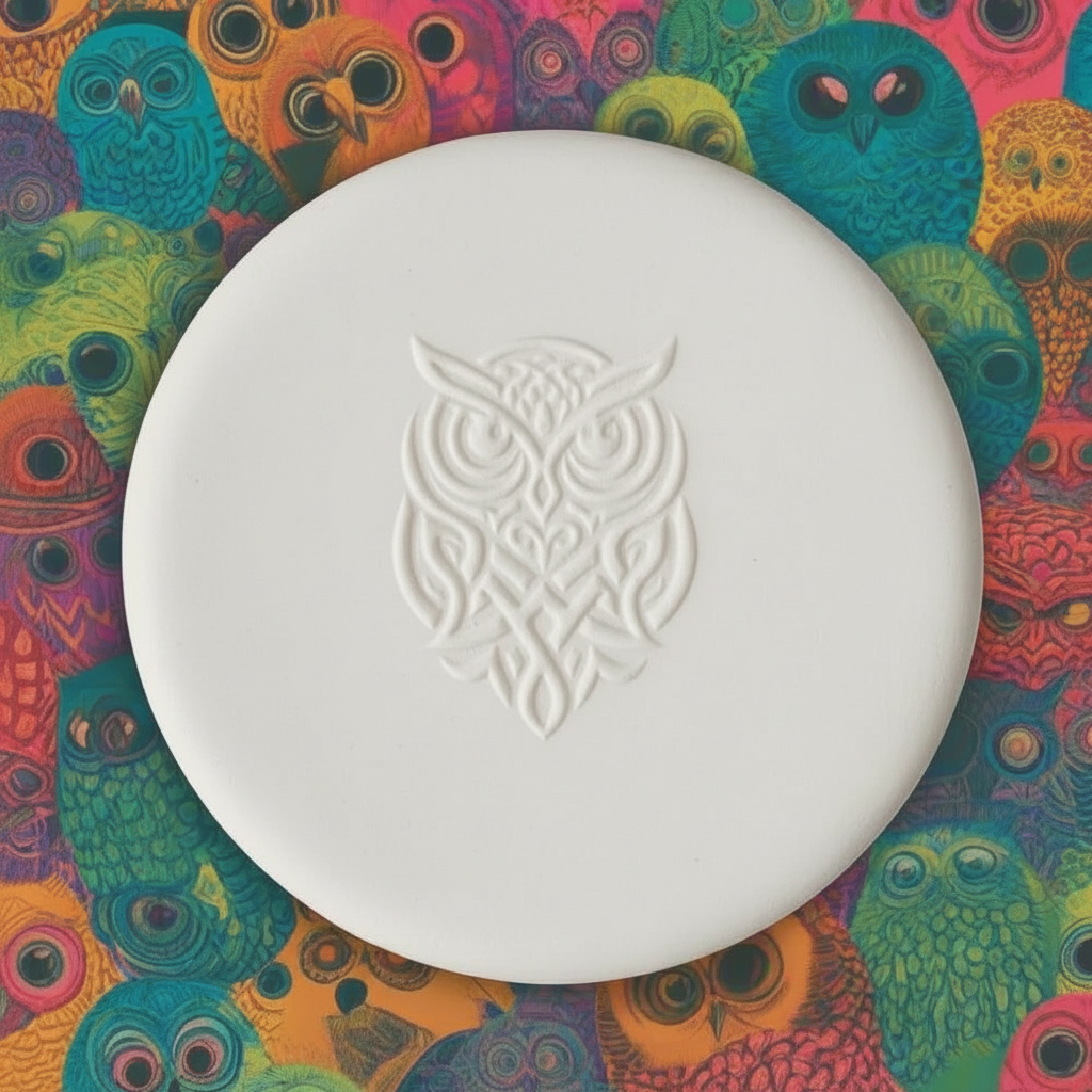 Owl Texture Mats Design One 95 x 55 mm