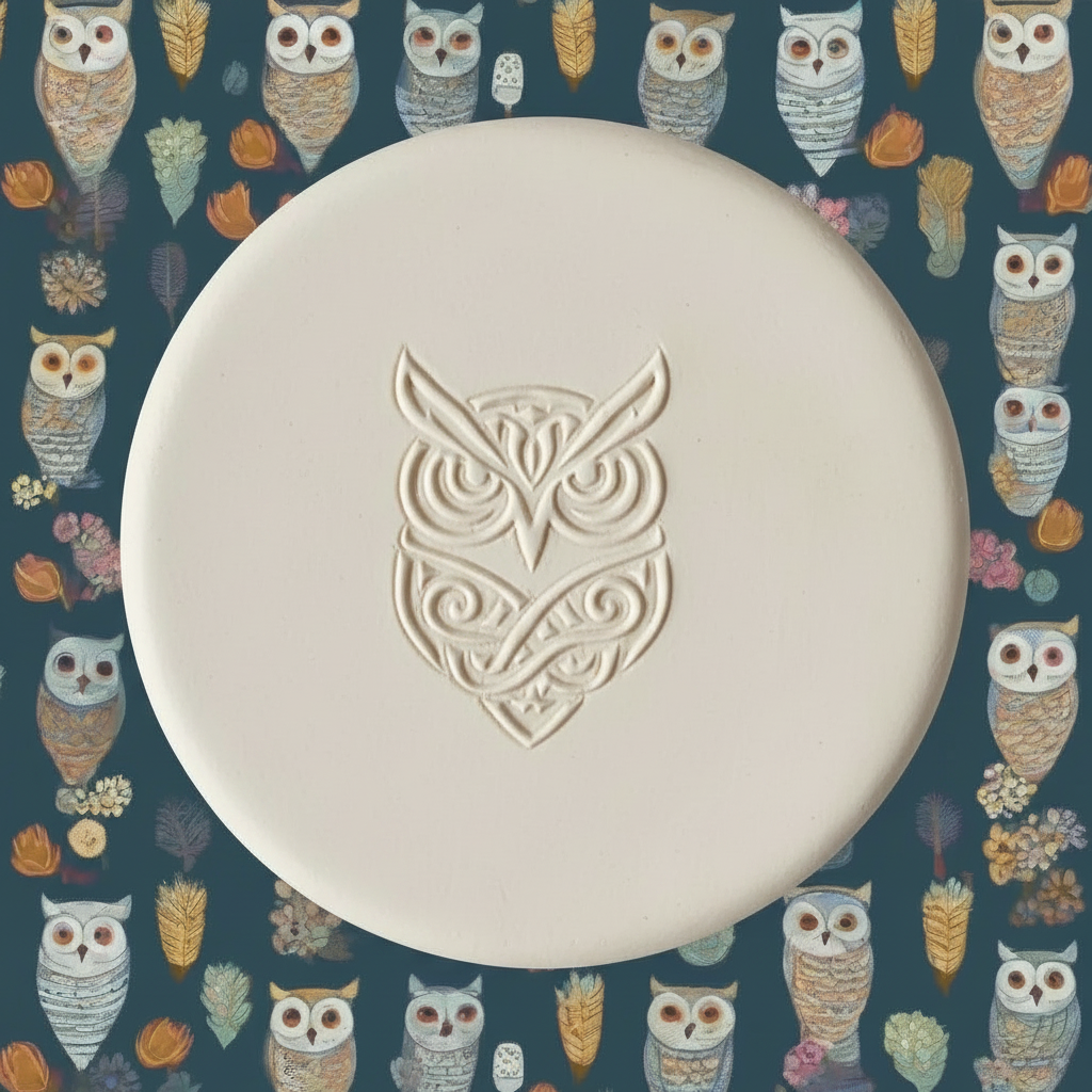 Owl Texture Mats Design One 95 x 55 mm