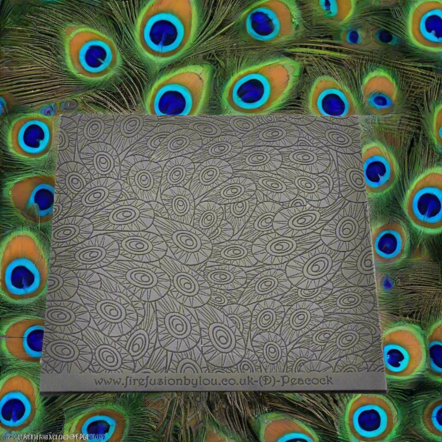 Texture Mat Peacock Feathers