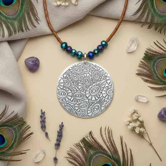 Texture Mat Peacock Feathers