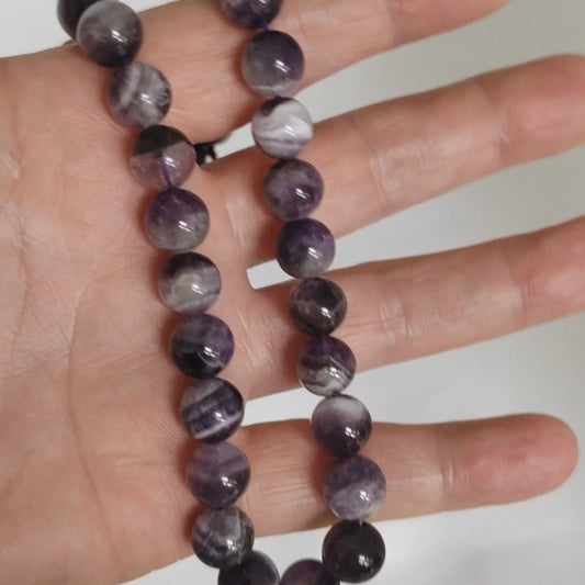 Amethystine Round Beads – 10mm 13.5"