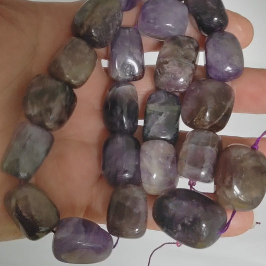 Amethyst Large Nuggets – 20x15-17x10mm 42"