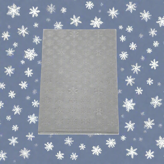 Texture Mat Snowflakes