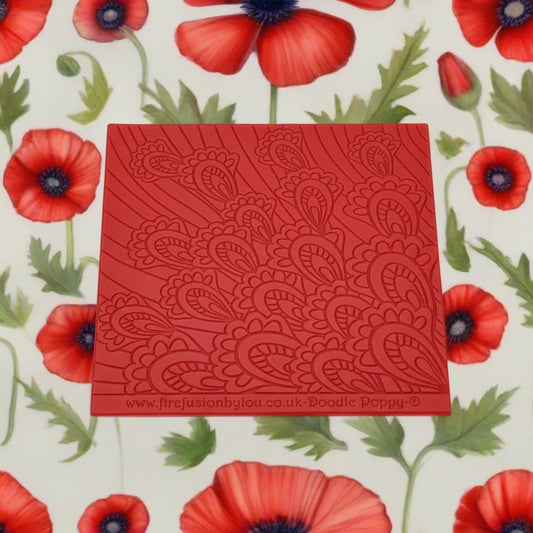 A pattern debossed texture mat.